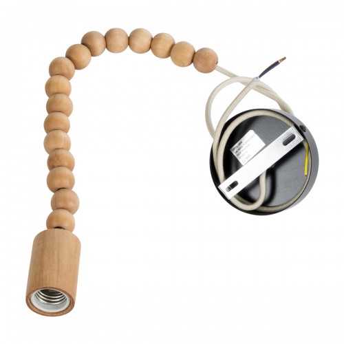 GLOBOSTAR® BEADS 00698 Vintage Κρεμαστό Φωτιστικό Οροφής με Ντουί 1 x E27 AC 220-240V IP20 - Μπεζ - Μ4 x Π4 x Υ47cm GLOBOSTAR® BEADS 00698 Vintage Κρεμαστό Φωτιστικό Οροφής με Ντουί 1 x E27 AC 220-240V IP20 - Μπεζ - Μ4 x Π4 x Υ47cm