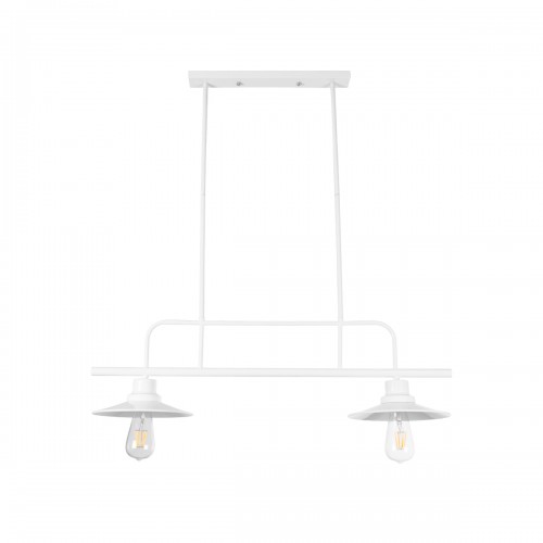 GLOBOSTAR® REGAL 01008 Vintage Φωτιστικό Οροφής με Ντουί 2 x E27 AC 220-240V IP20 - Λευκό - Μ80 x Π26 x Υ82cm GLOBOSTAR® REGAL 01008 Vintage Φωτιστικό Οροφής με Ντουί 2 x E27 AC 220-240V IP20 - Λευκό - Μ80 x Π26 x Υ82cm