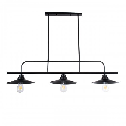 GLOBOSTAR® REGAL 01009 Vintage Φωτιστικό Οροφής με Ντουί 3 x E27 AC 220-240V IP20 - Μαύρο - Μ110 x Π26 x Υ75cm GLOBOSTAR® REGAL 01009 Vintage Φωτιστικό Οροφής με Ντουί 3 x E27 AC 220-240V IP20 - Μαύρο - Μ110 x Π26 x Υ75cm