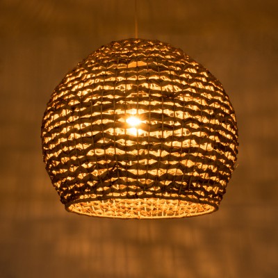 GloboStar® CLOVER 01851 Boho Κρεμαστό Φωτιστικό Οροφής Μονόφωτο 1 x E27 AC220-240V IP20 - Φ60 x Υ50cm - Καφέ Ξύλινο Μπαμπού Πλέγμα Καμπάνα - 5 Χρόνια Εγγύηση Διακόσμηση - Φως - Χαλιά GloboStar® CLOVER 01851 Boho Κρεμαστό Φωτιστικό Οροφής Μονόφωτο 1 x E27 AC220-240V IP20 - Φ60 x Υ50cm - Καφέ Ξύλινο Μπαμπού Πλέγμα Καμπάνα - 5 Χρόνια Εγγύηση Διακόσμηση - Φως - Χαλιά