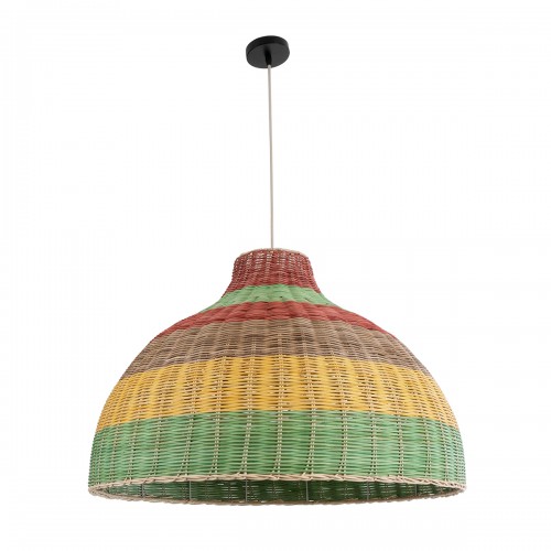 GloboStar® CABALLEROS 02054 Boho Επιτραπέζιο Φωτιστικό Μονόφωτο 1 x E27 AC220-240V IP20 - Φ70 x Υ48cm - Πράσινο με Κίτρινο και Μπεζ με Κόκκινο Ξύλινο Μπαμπού Πλέγμα Καμπάνα - 5 Χρόνια Εγγύηση Διακόσμηση - Φως - Χαλιά GloboStar® CABALLEROS 02054 Boho Επιτραπέζιο Φωτιστικό Μονόφωτο 1 x E27 AC220-240V IP20 - Φ70 x Υ48cm - Πράσινο με Κίτρινο και Μπεζ με Κόκκινο Ξύλινο Μπαμπού Πλέγμα Καμπάνα - 5 Χρόνια Εγγύηση Διακόσμηση - Φως - Χαλιά