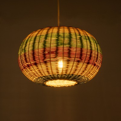 GLOBOSTAR® CABALLEROS 02055 Boho Κρεμαστό Φωτιστικό Οροφής με Ντουί 1 x E27 AC 220-240V IP20 - Πολύχρωμο - Μ40 x Π40 x Υ25cm GLOBOSTAR® CABALLEROS 02055 Boho Κρεμαστό Φωτιστικό Οροφής με Ντουί 1 x E27 AC 220-240V IP20 - Πολύχρωμο - Μ40 x Π40 x Υ25cm