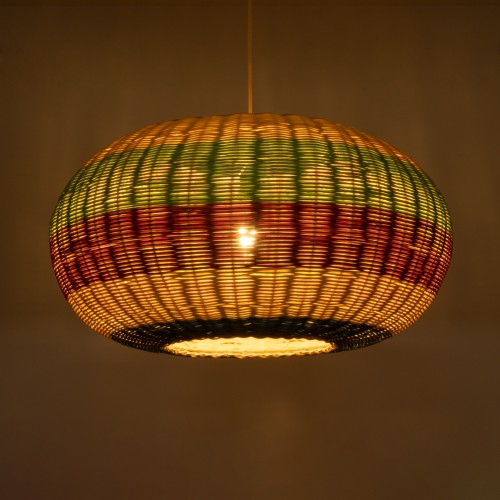 GloboStar® CABALLEROS 02056 Boho Επιτραπέζιο Φωτιστικό Μονόφωτο 1 x E27 AC220-240V IP20 - Φ70 x Υ36cm - Πράσινο με Κίτρινο και Μπλε με Κόκκινο Ξύλινο Μπαμπού Πλέγμα - 5 Χρόνια Εγγύηση Διακόσμηση - Φως - Χαλιά GloboStar® CABALLEROS 02056 Boho Επιτραπέζιο Φωτιστικό Μονόφωτο 1 x E27 AC220-240V IP20 - Φ70 x Υ36cm - Πράσινο με Κίτρινο και Μπλε με Κόκκινο Ξύλινο Μπαμπού Πλέγμα - 5 Χρόνια Εγγύηση Διακόσμηση - Φως - Χαλιά