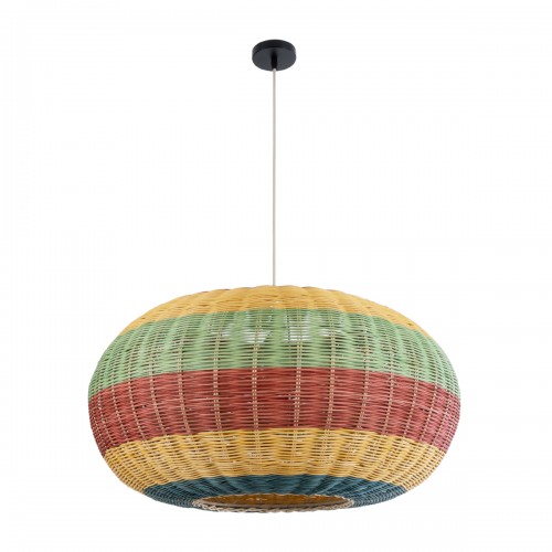 GloboStar® CABALLEROS 02056 Boho Επιτραπέζιο Φωτιστικό Μονόφωτο 1 x E27 AC220-240V IP20 - Φ70 x Υ36cm - Πράσινο με Κίτρινο και Μπλε με Κόκκινο Ξύλινο Μπαμπού Πλέγμα - 5 Χρόνια Εγγύηση Διακόσμηση - Φως - Χαλιά GloboStar® CABALLEROS 02056 Boho Επιτραπέζιο Φωτιστικό Μονόφωτο 1 x E27 AC220-240V IP20 - Φ70 x Υ36cm - Πράσινο με Κίτρινο και Μπλε με Κόκκινο Ξύλινο Μπαμπού Πλέγμα - 5 Χρόνια Εγγύηση Διακόσμηση - Φως - Χαλιά