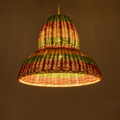GLOBOSTAR® CABALLEROS 02057 Boho Κρεμαστό Φωτιστικό Οροφής με Ντουί 1 x E27 AC 220-240V IP20 - Πολύχρωμο - Μ40 x Π40 x Υ30cm GLOBOSTAR® CABALLEROS 02057 Boho Κρεμαστό Φωτιστικό Οροφής με Ντουί 1 x E27 AC 220-240V IP20 - Πολύχρωμο - Μ40 x Π40 x Υ30cm