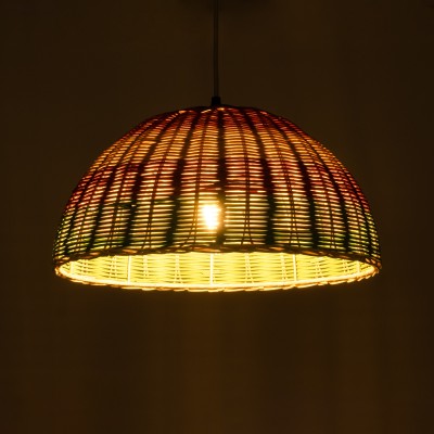 GLOBOSTAR® CABALLEROS 02060 Boho Κρεμαστό Φωτιστικό Οροφής με Ντουί 1 x E27 AC 220-240V IP20 - Πολύχρωμο - Μ40 x Π40 x Υ20cm GLOBOSTAR® CABALLEROS 02060 Boho Κρεμαστό Φωτιστικό Οροφής με Ντουί 1 x E27 AC 220-240V IP20 - Πολύχρωμο - Μ40 x Π40 x Υ20cm