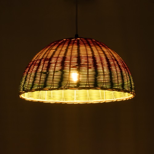 GLOBOSTAR® CABALLEROS 02060 Boho Κρεμαστό Φωτιστικό Οροφής με Ντουί 1 x E27 AC 220-240V IP20 - Πολύχρωμο - Μ40 x Π40 x Υ20cm GLOBOSTAR® CABALLEROS 02060 Boho Κρεμαστό Φωτιστικό Οροφής με Ντουί 1 x E27 AC 220-240V IP20 - Πολύχρωμο - Μ40 x Π40 x Υ20cm
