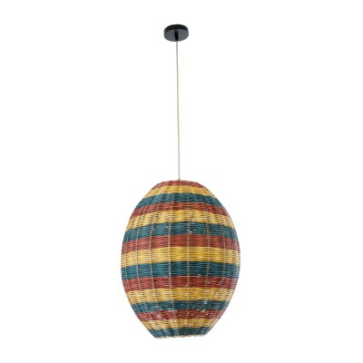 GloboStar® CABALLEROS 02065 Boho Επιτραπέζιο Φωτιστικό Μονόφωτο 1 x E27 AC220-240V IP20 - Φ40 x Υ50cm - Πράσινο με Κίτρινο και Μπλε με Κόκκινο Ξύλινο Μπαμπού Πλέγμα - 5 Χρόνια Εγγύηση Διακόσμηση - Φως - Χαλιά GloboStar® CABALLEROS 02065 Boho Επιτραπέζιο Φωτιστικό Μονόφωτο 1 x E27 AC220-240V IP20 - Φ40 x Υ50cm - Πράσινο με Κίτρινο και Μπλε με Κόκκινο Ξύλινο Μπαμπού Πλέγμα - 5 Χρόνια Εγγύηση Διακόσμηση - Φως - Χαλιά