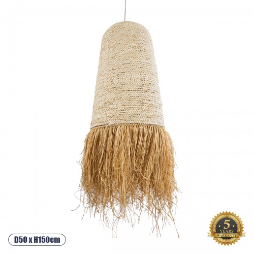 GloboStar® AREMBEPE 02171 Boho Επιτραπέζιο Φωτιστικό Μονόφωτο 1 x E27 AC220-240V IP20 - Φ50 x Υ150cm - Μπεζ Φυσική Ράφια Νήμα Πλέγμα Καμπάνα - 5 Χρόνια Εγγύηση Διακόσμηση - Φως - Χαλιά GloboStar® AREMBEPE 02171 Boho Επιτραπέζιο Φωτιστικό Μονόφωτο 1 x E27 AC220-240V IP20 - Φ50 x Υ150cm - Μπεζ Φυσική Ράφια Νήμα Πλέγμα Καμπάνα - 5 Χρόνια Εγγύηση Διακόσμηση - Φως - Χαλιά