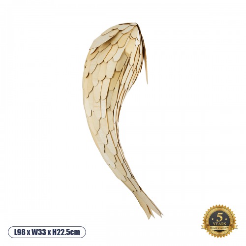 GloboStar® GOURAMI 02359 Boho Φωτιστικό Τοίχου - Απλίκα Μονόφωτο 1 x E27 AC220-240V IP20 - Μ98 x Π33 x Υ22.5cm - Μπεζ Λεπτό Φύλλο Ξύλου Πλέγμα - 5 Χρόνια Εγγύηση Διακόσμηση - Φως - Χαλιά GloboStar® GOURAMI 02359 Boho Φωτιστικό Τοίχου - Απλίκα Μονόφωτο 1 x E27 AC220-240V IP20 - Μ98 x Π33 x Υ22.5cm - Μπεζ Λεπτό Φύλλο Ξύλου Πλέγμα - 5 Χρόνια Εγγύηση Διακόσμηση - Φως - Χαλιά