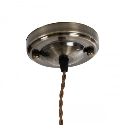 GLOBOSTAR® SUSPENS 115105 Vintage Κρεμαστό Φωτιστικό Οροφής με Ντουί 1 x E27 AC 220-240V IP20 - Χρυσό & Καφέ - Μ10 x Π10 x Y108.7cm GLOBOSTAR® SUSPENS 115105 Vintage Κρεμαστό Φωτιστικό Οροφής με Ντουί 1 x E27 AC 220-240V IP20 - Χρυσό & Καφέ - Μ10 x Π10 x Y108.7cm