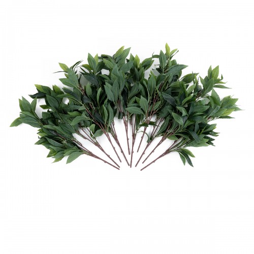 GloboStar® Artificial Garden LAURUS NOBILIS BRANCH 20225 10 x Τεχνητά Διακοσμητικά Κλαδία Δάφνης Π45 x Υ60cm GloboStar® Artificial Garden LAURUS NOBILIS BRANCH 20225 10 x Τεχνητά Διακοσμητικά Κλαδία Δάφνης Π45 x Υ60cm