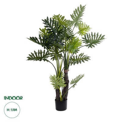 GloboStar® Artificial Garden TARO 20687 Τεχνητό Διακοσμητικό Φυτό Φυλλόδεντρο Φ150 x Υ180cm