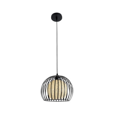 GloboStar® CARTER 00960 Μοντέρνο Industrial Κρεμαστό Φωτιστικό Οροφής Μονόφωτο 1 x E27 Μαύρο με Εκρού Μεταλλικό Πλέγμα Φ28 x Υ23cm Διακόσμηση - Φωτισμός - Χαλιά GloboStar® CARTER 00960 Μοντέρνο Industrial Κρεμαστό Φωτιστικό Οροφής Μονόφωτο 1 x E27 Μαύρο με Εκρού Μεταλλικό Πλέγμα Φ28 x Υ23cm Διακόσμηση - Φωτισμός - Χαλιά