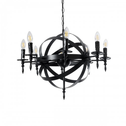 GloboStar® ESTELLE 01003 Vintage Industrial Κρεμαστό Φωτιστικό Οροφής Πολύφωτο Μαύρο Μεταλλικό Πολυέλαιος Φ65 x Y55cm Διακόσμηση - Φωτισμός - Χαλιά GloboStar® ESTELLE 01003 Vintage Industrial Κρεμαστό Φωτιστικό Οροφής Πολύφωτο Μαύρο Μεταλλικό Πολυέλαιος Φ65 x Y55cm Διακόσμηση - Φωτισμός - Χαλιά