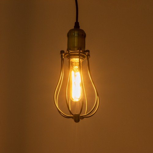 GLOBOSTAR® CAMBER 01016 Vintage Κρεμαστό Φωτιστικό Οροφής με Ντουί 1 x E27 AC 220-240V IP20 - Μαύρο & Χρυσό - Μ12 x Π12 x Υ18cm GLOBOSTAR® CAMBER 01016 Vintage Κρεμαστό Φωτιστικό Οροφής με Ντουί 1 x E27 AC 220-240V IP20 - Μαύρο & Χρυσό - Μ12 x Π12 x Υ18cm