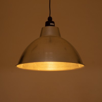 GloboStar® LOUVE 01178 Vintage Industrial Κρεμαστό Φωτιστικό Οροφής Μονόφωτο Ασημί Μεταλλικό Καμπάνα Φ39 x Y32cm Διακόσμηση - Φωτισμός - Χαλιά GloboStar® LOUVE 01178 Vintage Industrial Κρεμαστό Φωτιστικό Οροφής Μονόφωτο Ασημί Μεταλλικό Καμπάνα Φ39 x Y32cm Διακόσμηση - Φωτισμός - Χαλιά