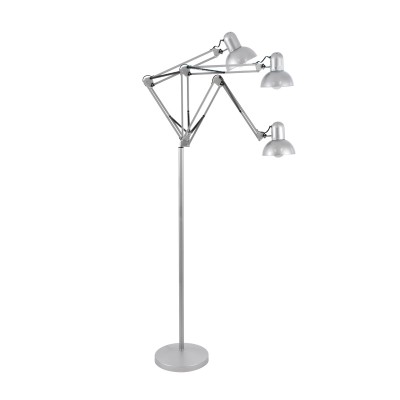 GloboStar® AUDREY 01469 Vintage Φωτιστικό Δαπέδου Μονόφωτο 1 x E27 Ασημί Μεταλλικό D15 x H190cm Διακόσμηση - Φωτισμός - Χαλιά GloboStar® AUDREY 01469 Vintage Φωτιστικό Δαπέδου Μονόφωτο 1 x E27 Ασημί Μεταλλικό D15 x H190cm Διακόσμηση - Φωτισμός - Χαλιά