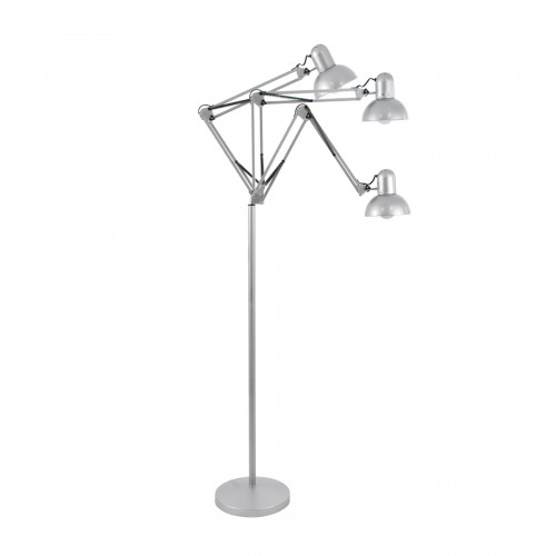 GloboStar® AUDREY 01469 Vintage Φωτιστικό Δαπέδου Μονόφωτο 1 x E27 Ασημί Μεταλλικό D15 x H190cm Διακόσμηση - Φωτισμός - Χαλιά GloboStar® AUDREY 01469 Vintage Φωτιστικό Δαπέδου Μονόφωτο 1 x E27 Ασημί Μεταλλικό D15 x H190cm Διακόσμηση - Φωτισμός - Χαλιά
