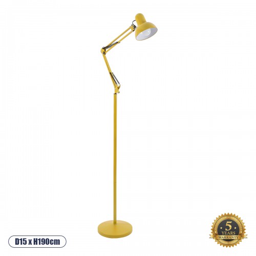 GLOBOSTAR® AUDREY 01472 Μοντέρνο Επιδαπέδιο Φωτιστικό με Ντουί 1 x E27 AC 220-240V IP20 - Κίτρινο - Μ15 x Π15 x Υ190cm GLOBOSTAR® AUDREY 01472 Μοντέρνο Επιδαπέδιο Φωτιστικό με Ντουί 1 x E27 AC 220-240V IP20 - Κίτρινο - Μ15 x Π15 x Υ190cm
