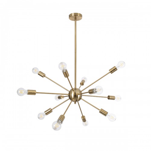 GloboStar® MILANO 01485 Μοντέρνο Industrial Φωτιστικό Οροφής Πολύφωτο 12 x E27 Χρυσό Μεταλλικό Φ80 x Y78cm Διακόσμηση - Φωτισμός - Χαλιά GloboStar® MILANO 01485 Μοντέρνο Industrial Φωτιστικό Οροφής Πολύφωτο 12 x E27 Χρυσό Μεταλλικό Φ80 x Y78cm Διακόσμηση - Φωτισμός - Χαλιά