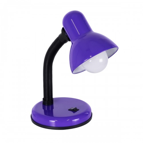 GLOBOSTAR® STUDENT 01537 Μοντέρνο Επιτραπέζιο Φωτιστικό Πορτατίφ με Ντουί 1 x E27 AC 220-240V IP20 - Μωβ - Μ12 x Π12 x Υ32cm GLOBOSTAR® STUDENT 01537 Μοντέρνο Επιτραπέζιο Φωτιστικό Πορτατίφ με Ντουί 1 x E27 AC 220-240V IP20 - Μωβ - Μ12 x Π12 x Υ32cm