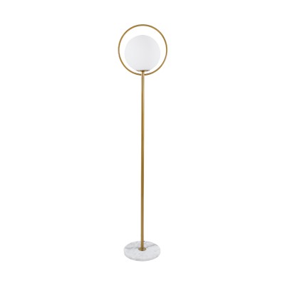 GLOBOSTAR® VERSAILLES 01543 Μοντέρνο Επιδαπέδιο Φωτιστικό με Ντουί 1 x E27 AC 220-240V IP20 - Χρυσό & Λευκό - Μ35 x Π35 x Υ170cm GLOBOSTAR® VERSAILLES 01543 Μοντέρνο Επιδαπέδιο Φωτιστικό με Ντουί 1 x E27 AC 220-240V IP20 - Χρυσό & Λευκό - Μ35 x Π35 x Υ170cm