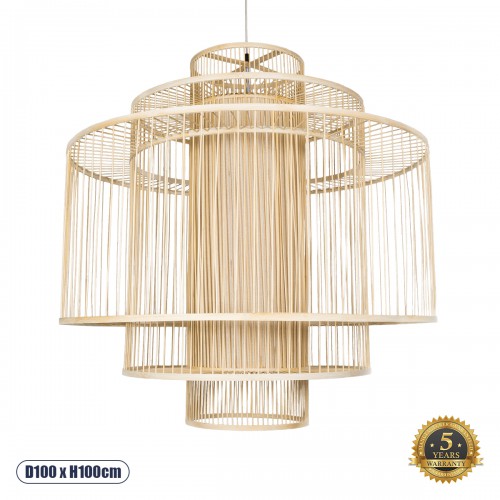 GLOBOSTAR® HIBISCUS 01780 Boho Κρεμαστό Φωτιστικό Οροφής με Ντουί 1 x E27 AC 220-240V IP20 - Μπεζ - Μ100 x Π100 x Y100cm GLOBOSTAR® HIBISCUS 01780 Boho Κρεμαστό Φωτιστικό Οροφής με Ντουί 1 x E27 AC 220-240V IP20 - Μπεζ - Μ100 x Π100 x Y100cm