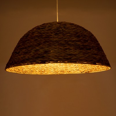 GloboStar® MANGATA 01848 Boho Κρεμαστό Φωτιστικό Οροφής Μονόφωτο 1 x E27 AC220-240V IP20 - Φ90 x Υ40cm - Καφέ Ξύλινο Μπαμπού Πλέγμα Καμπάνα - 5 Χρόνια Εγγύηση Διακόσμηση - Φως - Χαλιά GloboStar® MANGATA 01848 Boho Κρεμαστό Φωτιστικό Οροφής Μονόφωτο 1 x E27 AC220-240V IP20 - Φ90 x Υ40cm - Καφέ Ξύλινο Μπαμπού Πλέγμα Καμπάνα - 5 Χρόνια Εγγύηση Διακόσμηση - Φως - Χαλιά