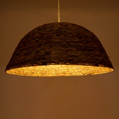 GloboStar® MANGATA 01848 Boho Κρεμαστό Φωτιστικό Οροφής Μονόφωτο 1 x E27 AC220-240V IP20 - Φ90 x Υ40cm - Καφέ Ξύλινο Μπαμπού Πλέγμα Καμπάνα - 5 Χρόνια Εγγύηση Διακόσμηση - Φως - Χαλιά GloboStar® MANGATA 01848 Boho Κρεμαστό Φωτιστικό Οροφής Μονόφωτο 1 x E27 AC220-240V IP20 - Φ90 x Υ40cm - Καφέ Ξύλινο Μπαμπού Πλέγμα Καμπάνα - 5 Χρόνια Εγγύηση Διακόσμηση - Φως - Χαλιά