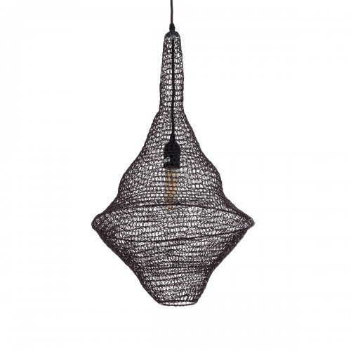 GloboStar® KENTUCKY 01872 Vintage Κρεμαστό Φωτιστικό Οροφής Μονόφωτο 1 x E27 AC220-240V IP20 - Φ35 x Υ60cm - Σκούρο Καφέ Μεταλλικό Πλέγμα - 5 Χρόνια Εγγύηση Διακόσμηση - Φως - Χαλιά GloboStar® KENTUCKY 01872 Vintage Κρεμαστό Φωτιστικό Οροφής Μονόφωτο 1 x E27 AC220-240V IP20 - Φ35 x Υ60cm - Σκούρο Καφέ Μεταλλικό Πλέγμα - 5 Χρόνια Εγγύηση Διακόσμηση - Φως - Χαλιά