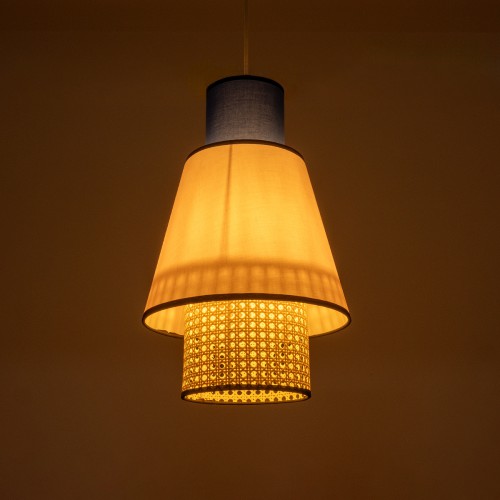 GLOBOSTAR® SAIGE 01921 Boho Κρεμαστό Φωτιστικό Οροφής με Ντουί 1 x E27 AC 220-240V IP20 - Πολύχρωμο - Μ30 x Π30 x Υ48cm GLOBOSTAR® SAIGE 01921 Boho Κρεμαστό Φωτιστικό Οροφής με Ντουί 1 x E27 AC 220-240V IP20 - Πολύχρωμο - Μ30 x Π30 x Υ48cm