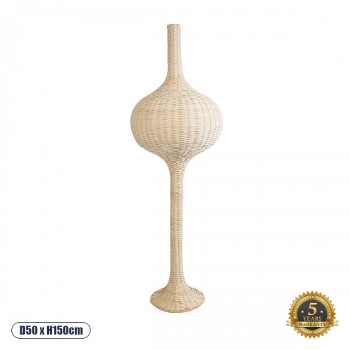 GloboStar® ALADDIN 02051 Boho Επιδαπέδιο Φωτιστικό Μονόφωτο 1 x E27 AC220-240V IP20 - Φ50 x Υ150cm - Μπεζ Μπαμπού Πλέγμα - 5 Χρόνια Εγγύηση Διακόσμηση - Φως - Χαλιά GloboStar® ALADDIN 02051 Boho Επιδαπέδιο Φωτιστικό Μονόφωτο 1 x E27 AC220-240V IP20 - Φ50 x Υ150cm - Μπεζ Μπαμπού Πλέγμα - 5 Χρόνια Εγγύηση Διακόσμηση - Φως - Χαλιά