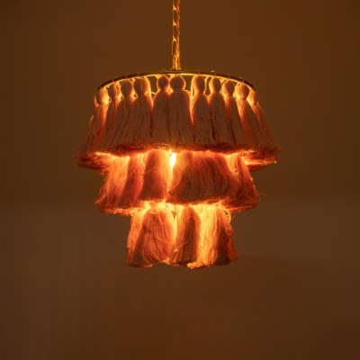 GloboStar® MISSOULA 02086 Boho Κρεμαστό Φωτιστικό Οροφής Μονόφωτο 1 x E27 AC220-240V IP20 - Φ30 x Υ40cm - Ροζ Λεπτό Νήμα Βαμβακερό και Χρυσό Μεταλλικό Πλέγμα - 5 Χρόνια Εγγύηση Διακόσμηση - Φως - Χαλιά GloboStar® MISSOULA 02086 Boho Κρεμαστό Φωτιστικό Οροφής Μονόφωτο 1 x E27 AC220-240V IP20 - Φ30 x Υ40cm - Ροζ Λεπτό Νήμα Βαμβακερό και Χρυσό Μεταλλικό Πλέγμα - 5 Χρόνια Εγγύηση Διακόσμηση - Φως - Χαλιά