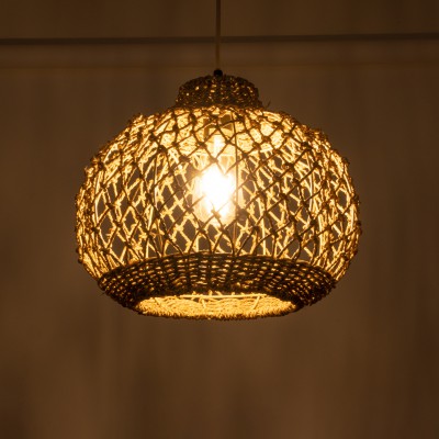 GLOBOSTAR® ECUADOR 02115 Boho Κρεμαστό Φωτιστικό Οροφής με Ντουί 1 x E27 AC 220-240V IP20 - Μπεζ - Μ35 x Π35 x Υ28cm GLOBOSTAR® ECUADOR 02115 Boho Κρεμαστό Φωτιστικό Οροφής με Ντουί 1 x E27 AC 220-240V IP20 - Μπεζ - Μ35 x Π35 x Υ28cm