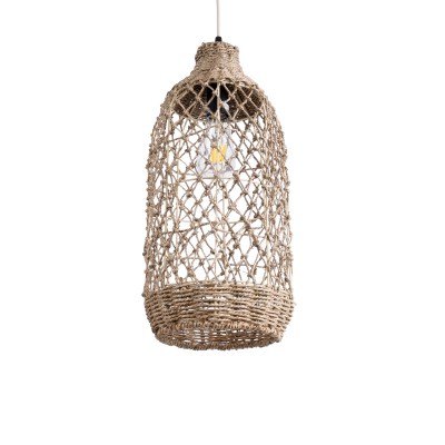GLOBOSTAR® ECUADOR 02116 Boho Κρεμαστό Φωτιστικό Οροφής με Ντουί 1 x E27 AC 220-240V IP20 - Μπεζ - Μ23 x Π23 x Υ50cm GLOBOSTAR® ECUADOR 02116 Boho Κρεμαστό Φωτιστικό Οροφής με Ντουί 1 x E27 AC 220-240V IP20 - Μπεζ - Μ23 x Π23 x Υ50cm