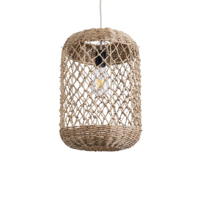 GLOBOSTAR® ECUADOR 02117 Boho Κρεμαστό Φωτιστικό Οροφής με Ντουί 1 x E27 AC 220-240V IP20 - Μπεζ - Μ28 x Π28 x Υ40cm GLOBOSTAR® ECUADOR 02117 Boho Κρεμαστό Φωτιστικό Οροφής με Ντουί 1 x E27 AC 220-240V IP20 - Μπεζ - Μ28 x Π28 x Υ40cm