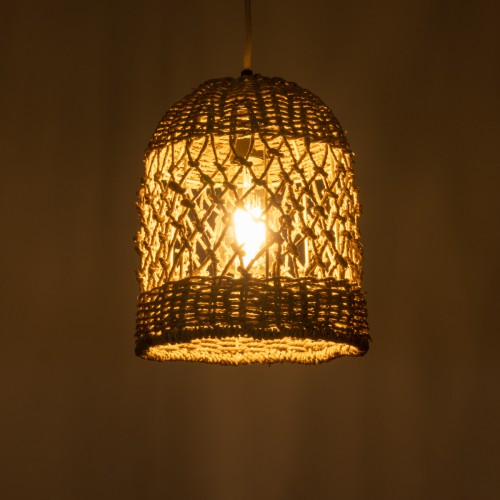 GloboStar® ECUADOR 02121 Boho Κρεμαστό Φωτιστικό Οροφής Μονόφωτο 1 x E27 AC220-240V IP20 - Φ20 x Υ25cm - Μπεζ Seagrass - Φύκι Πλέγμα Καμπάνα - 5 Χρόνια Εγγύηση Διακόσμηση - Φως - Χαλιά GloboStar® ECUADOR 02121 Boho Κρεμαστό Φωτιστικό Οροφής Μονόφωτο 1 x E27 AC220-240V IP20 - Φ20 x Υ25cm - Μπεζ Seagrass - Φύκι Πλέγμα Καμπάνα - 5 Χρόνια Εγγύηση Διακόσμηση - Φως - Χαλιά