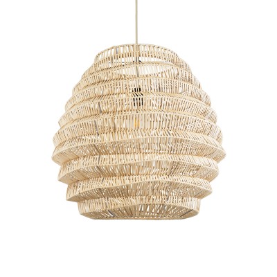 GLOBOSTAR® OREGON 02206 Boho Κρεμαστό Φωτιστικό Οροφής με Ντουί 1 x E27 AC 220-240V IP20 - Μπεζ - Μ60 x Π60 x Υ56cm GLOBOSTAR® OREGON 02206 Boho Κρεμαστό Φωτιστικό Οροφής με Ντουί 1 x E27 AC 220-240V IP20 - Μπεζ - Μ60 x Π60 x Υ56cm