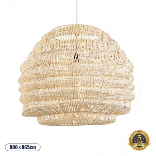 GloboStar® OREGON 02207 Boho Κρεμαστό Φωτιστικό Οροφής Μονόφωτο 1 x E27 AC220-240V IP20 - Φ80 x Υ65cm - Μπεζ Μπαμπού Πλέγμα - 5 Χρόνια Εγγύηση Διακόσμηση - Φως - Χαλιά GloboStar® OREGON 02207 Boho Κρεμαστό Φωτιστικό Οροφής Μονόφωτο 1 x E27 AC220-240V IP20 - Φ80 x Υ65cm - Μπεζ Μπαμπού Πλέγμα - 5 Χρόνια Εγγύηση Διακόσμηση - Φως - Χαλιά