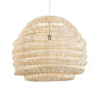 GLOBOSTAR® OREGON 02207 Boho Κρεμαστό Φωτιστικό Οροφής με Ντουί 1 x E27 AC 220-240V IP20 - Μπεζ - Μ80 x Π80 x Υ65cm GLOBOSTAR® OREGON 02207 Boho Κρεμαστό Φωτιστικό Οροφής με Ντουί 1 x E27 AC 220-240V IP20 - Μπεζ - Μ80 x Π80 x Υ65cm