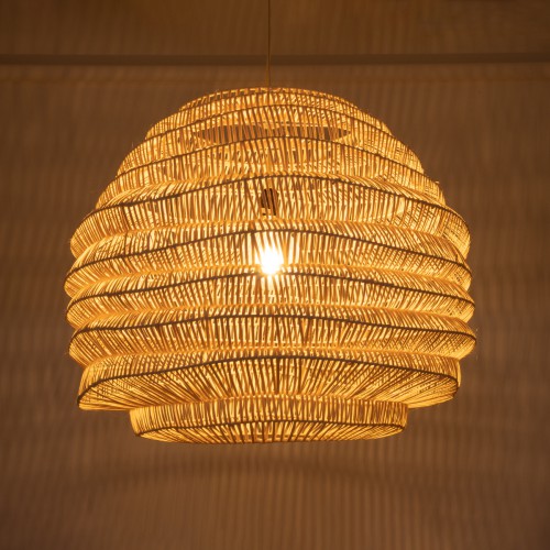 GloboStar® OREGON 02207 Boho Κρεμαστό Φωτιστικό Οροφής Μονόφωτο 1 x E27 AC220-240V IP20 - Φ80 x Υ65cm - Μπεζ Μπαμπού Πλέγμα - 5 Χρόνια Εγγύηση Διακόσμηση - Φως - Χαλιά GloboStar® OREGON 02207 Boho Κρεμαστό Φωτιστικό Οροφής Μονόφωτο 1 x E27 AC220-240V IP20 - Φ80 x Υ65cm - Μπεζ Μπαμπού Πλέγμα - 5 Χρόνια Εγγύηση Διακόσμηση - Φως - Χαλιά