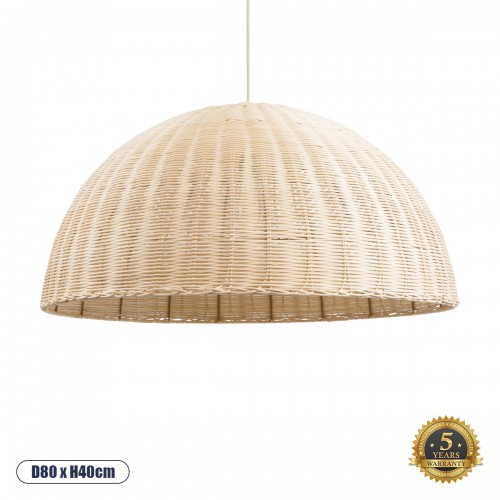 GloboStar® MONTANA 02379 Boho Κρεμαστό Φωτιστικό Οροφής Μονόφωτο 1 x E27 AC220-240V IP20 - Φ80 x Υ40cm - Μπεζ Μπαμπού Πλέγμα Καμπάνα - 5 Χρόνια Εγγύηση Διακόσμηση - Φως - Χαλιά GloboStar® MONTANA 02379 Boho Κρεμαστό Φωτιστικό Οροφής Μονόφωτο 1 x E27 AC220-240V IP20 - Φ80 x Υ40cm - Μπεζ Μπαμπού Πλέγμα Καμπάνα - 5 Χρόνια Εγγύηση Διακόσμηση - Φως - Χαλιά