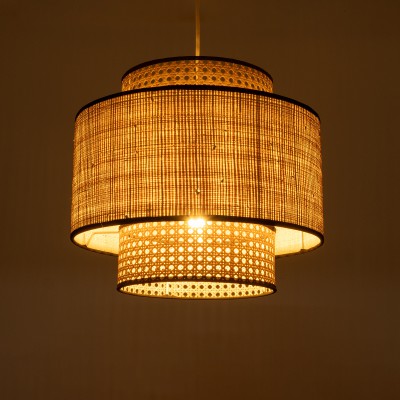 GloboStar® BRAVADO 02386 Boho Κρεμαστό Φωτιστικό Οροφής Μονόφωτο 1 x E27 AC220-240V IP20 - Φ40 x Υ35cm - Καφέ με Μπεζ Μπαμπού Πλέγμα - 5 Χρόνια Εγγύηση Διακόσμηση - Φως - Χαλιά GloboStar® BRAVADO 02386 Boho Κρεμαστό Φωτιστικό Οροφής Μονόφωτο 1 x E27 AC220-240V IP20 - Φ40 x Υ35cm - Καφέ με Μπεζ Μπαμπού Πλέγμα - 5 Χρόνια Εγγύηση Διακόσμηση - Φως - Χαλιά