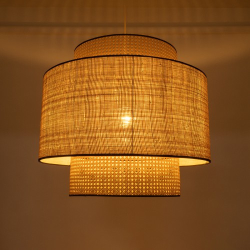 GloboStar® BRAVADO 02387 Boho Κρεμαστό Φωτιστικό Οροφής Μονόφωτο 1 x E27 AC220-240V IP20 - Φ70 x Υ58cm - Καφέ με Μπεζ Μπαμπού Πλέγμα - 5 Χρόνια Εγγύηση Διακόσμηση - Φως - Χαλιά GloboStar® BRAVADO 02387 Boho Κρεμαστό Φωτιστικό Οροφής Μονόφωτο 1 x E27 AC220-240V IP20 - Φ70 x Υ58cm - Καφέ με Μπεζ Μπαμπού Πλέγμα - 5 Χρόνια Εγγύηση Διακόσμηση - Φως - Χαλιά