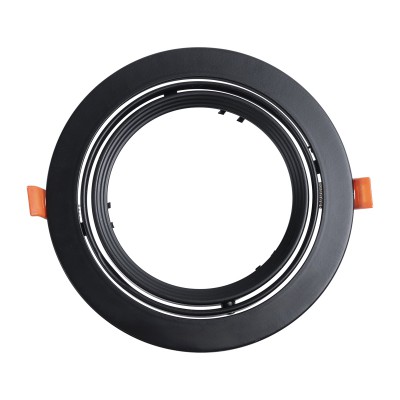 GLOBOSTAR® VITA 77851 Χωνευτή Κινούμενη Βάση για Σποτ AR111 με Ντουί GU10/GU5.3 IP20 - Μαύρο Ματ - Μ18 x Π18 x Υ4.5cm / Q16.5cm GLOBOSTAR® VITA 77851 Χωνευτή Κινούμενη Βάση για Σποτ AR111 με Ντουί GU10/GU5.3 IP20 - Μαύρο Ματ - Μ18 x Π18 x Υ4.5cm / Q16.5cm