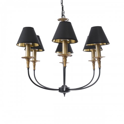 GloboStar® LIMI 01092 Vintage Industrial Κρεμαστό Φωτιστικό Οροφής Πολύφωτο Μαύρο Μεταλλικό Πολυέλαιος με Καπέλο Φ100 x Y65cm Διακόσμηση - Φωτισμός - Χαλιά GloboStar® LIMI 01092 Vintage Industrial Κρεμαστό Φωτιστικό Οροφής Πολύφωτο Μαύρο Μεταλλικό Πολυέλαιος με Καπέλο Φ100 x Y65cm Διακόσμηση - Φωτισμός - Χαλιά