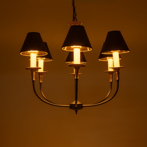 GloboStar® LIMI 01092 Vintage Industrial Κρεμαστό Φωτιστικό Οροφής Πολύφωτο Μαύρο Μεταλλικό Πολυέλαιος με Καπέλο Φ100 x Y65cm Διακόσμηση - Φωτισμός - Χαλιά GloboStar® LIMI 01092 Vintage Industrial Κρεμαστό Φωτιστικό Οροφής Πολύφωτο Μαύρο Μεταλλικό Πολυέλαιος με Καπέλο Φ100 x Y65cm Διακόσμηση - Φωτισμός - Χαλιά