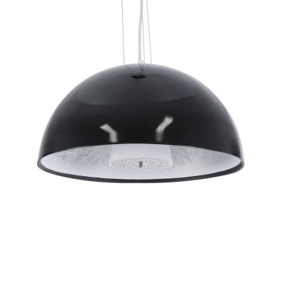GLOBOSTAR® SERENIA 01151 Μοντέρνο Κρεμαστό Φωτιστικό Οροφής με Ντουί 1 x E27 AC 220-240V IP20 - Μαύρο & Λευκό - Μ40 x Π40 x Υ20cm GLOBOSTAR® SERENIA 01151 Μοντέρνο Κρεμαστό Φωτιστικό Οροφής με Ντουί 1 x E27 AC 220-240V IP20 - Μαύρο & Λευκό - Μ40 x Π40 x Υ20cm