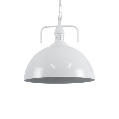 GLOBOSTAR® LARKIN 01174 Vintage Κρεμαστό Φωτιστικό Οροφής με Ντουί 1 x E27 AC 220-240V IP20 - Λευκό - Μ30 x Π30 x Y28cm GLOBOSTAR® LARKIN 01174 Vintage Κρεμαστό Φωτιστικό Οροφής με Ντουί 1 x E27 AC 220-240V IP20 - Λευκό - Μ30 x Π30 x Y28cm